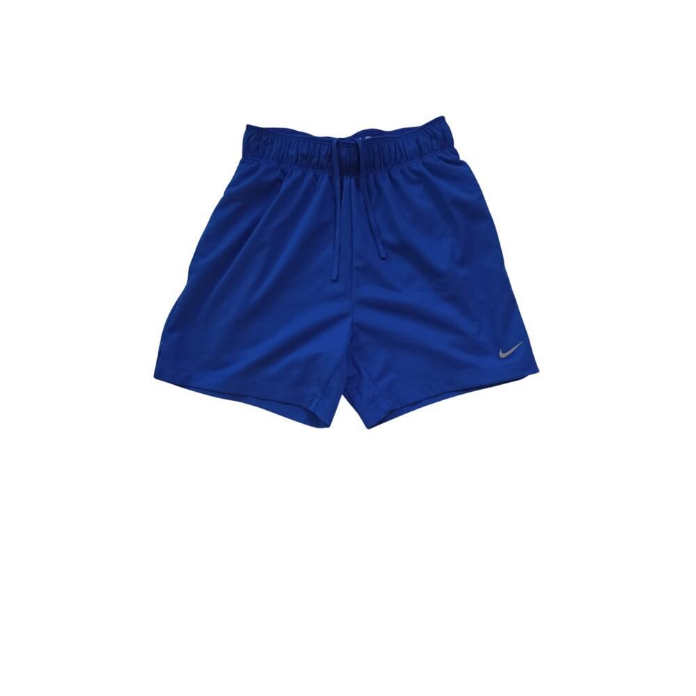 Nike Dri-FIT Loose Fit Athletic Shorts XS Blue Drawstring Pockets NWT